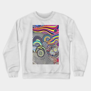 Zebra abstract Crewneck Sweatshirt